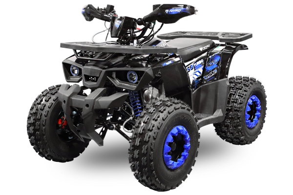 NITRO MOTORS 150cc midi Kinder Quad Rugby RS8-3G Platin